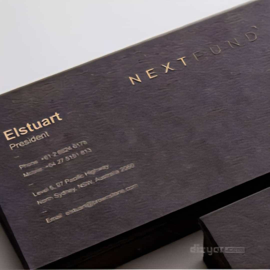 بیزینس کارت مشکی