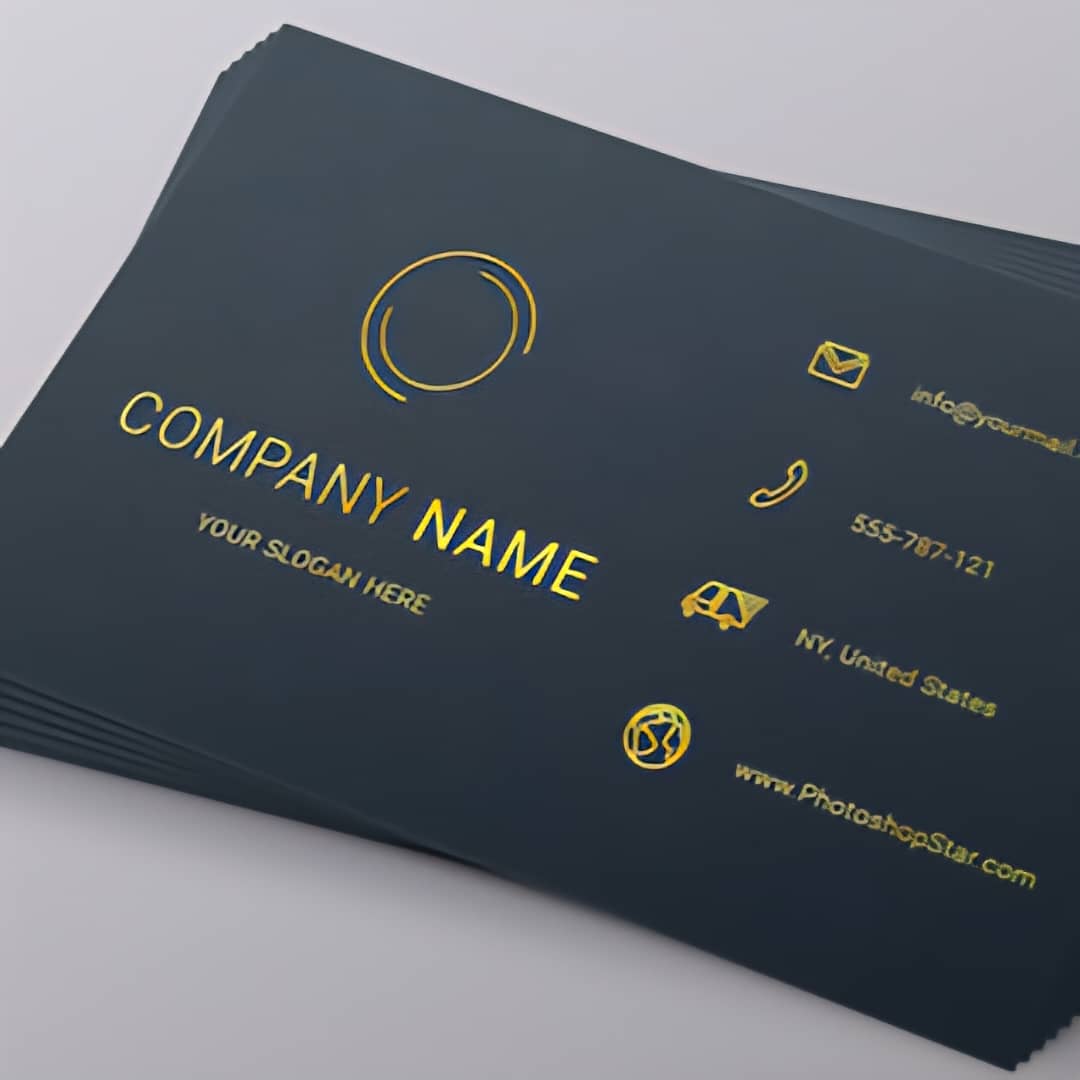 چاپ کارت ویزیت مشکی و خاص