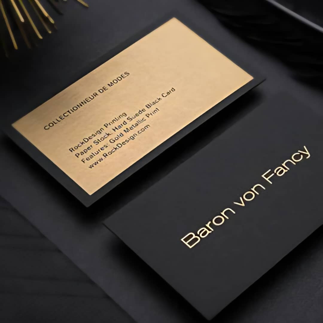 انواع کارت ویزیت مشکی