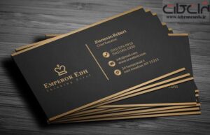 تولید کارت ویزیت مشکی جذاب