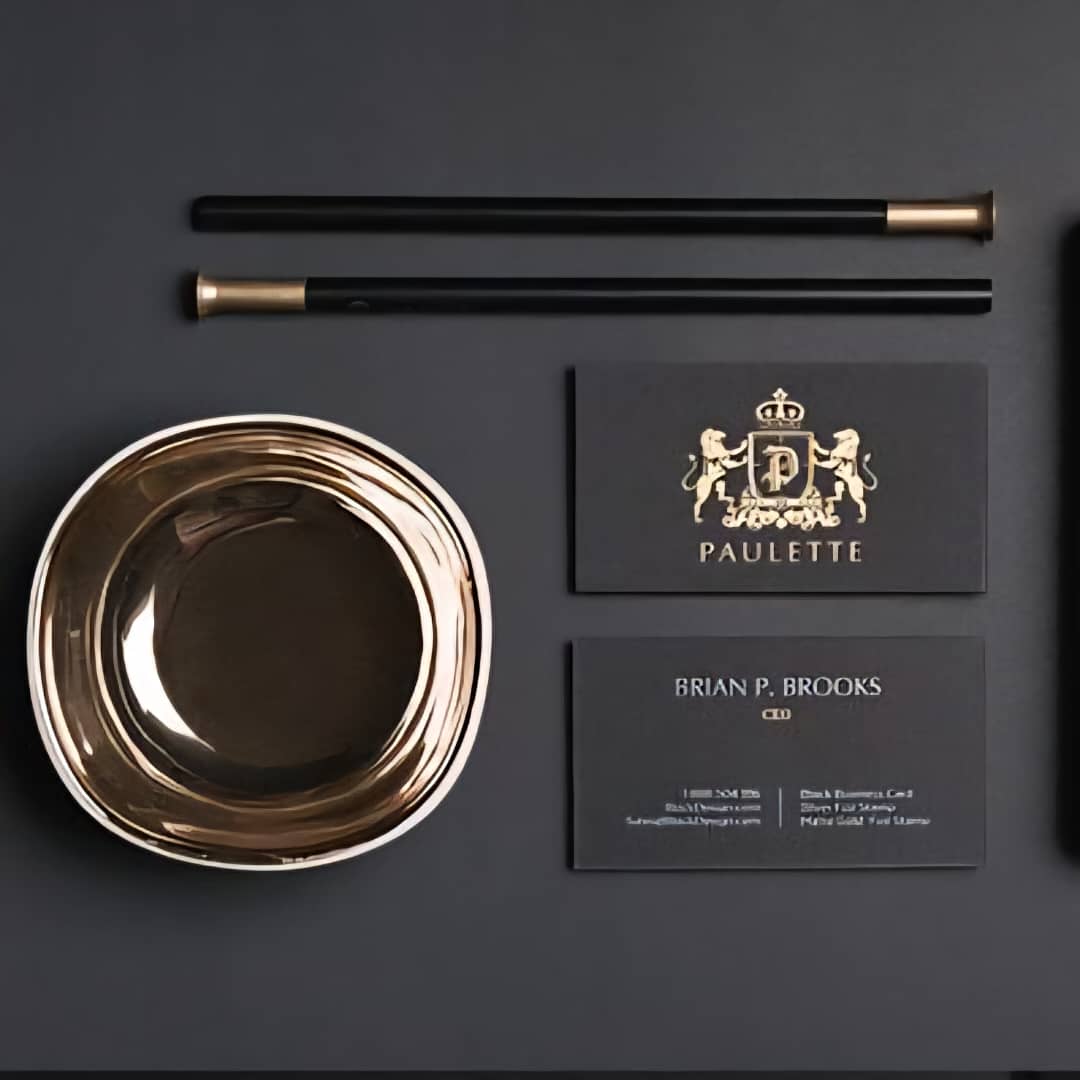 کارت ویزیت مشکی مات