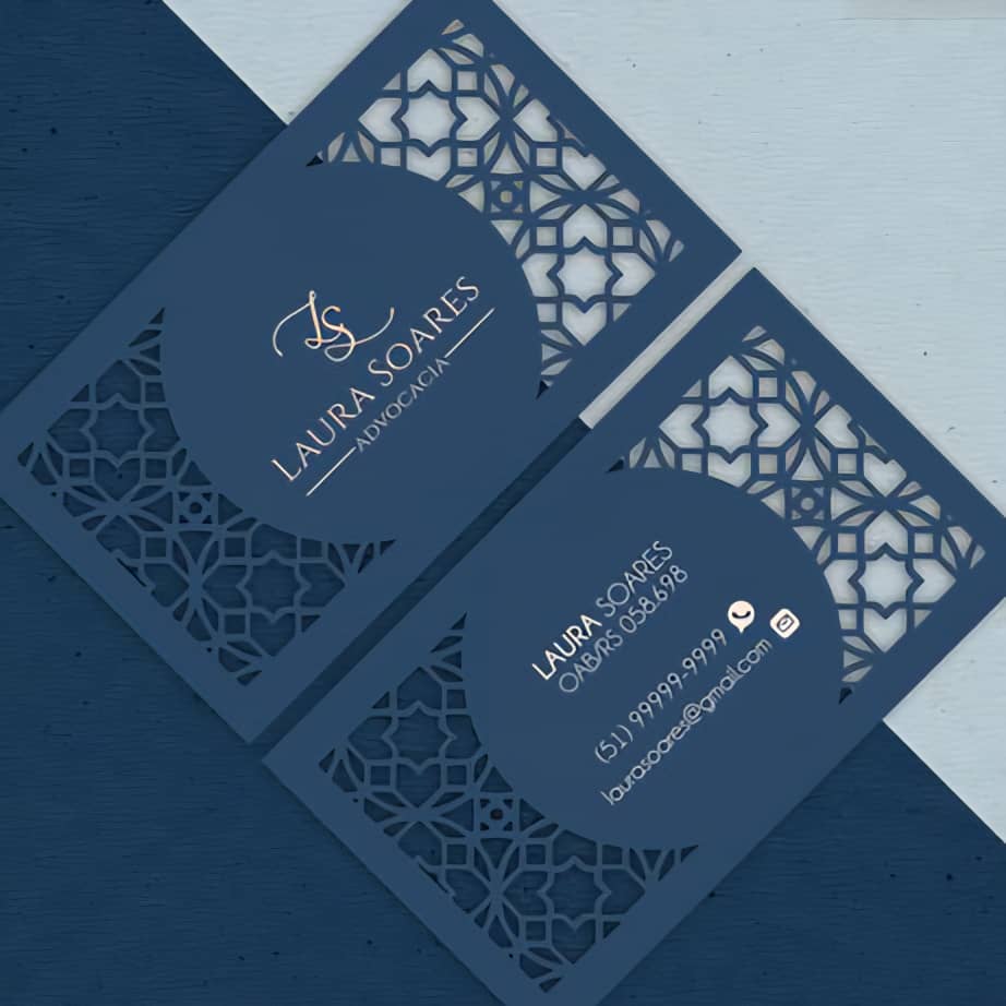 چاپ کارت ویزیت برش لیزری