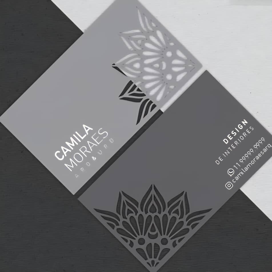 چاپ کارت ویزیت برش لیزری