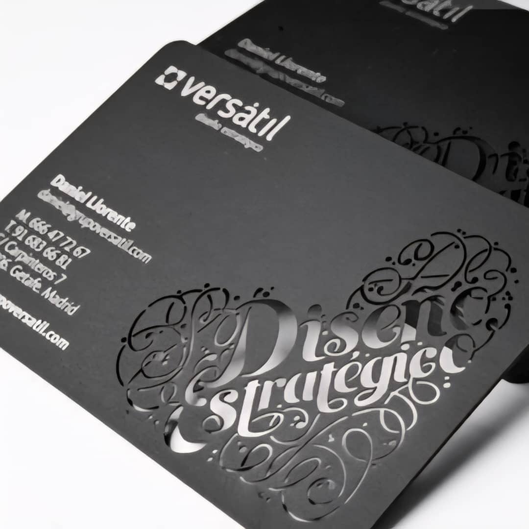 چاپ کارت ویزیت برش لیزری