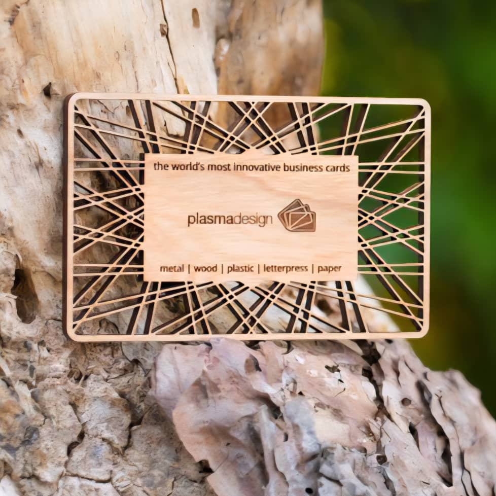 چاپ کارت ویزیت برش لیزری