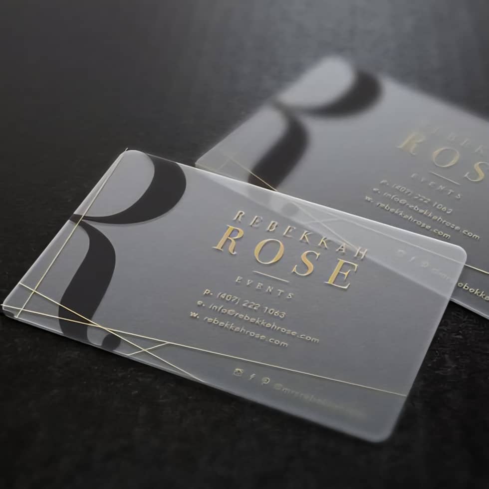 چاپ کارت ویزیت طلقی