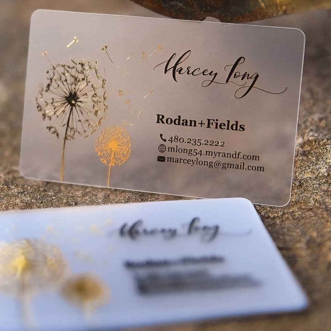 انواع کارت ویزیت طلقی