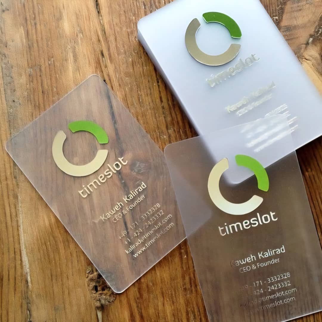 قیمت کارت ویزیت طلقی