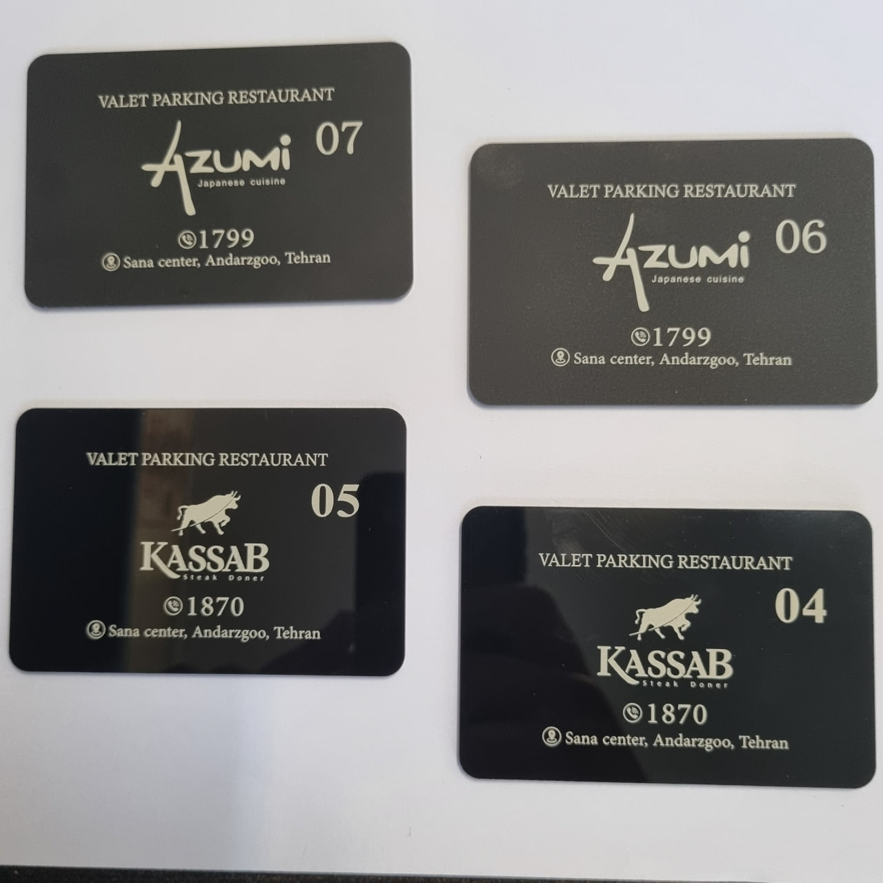 طراحی و چاپ کارت پارکینگ