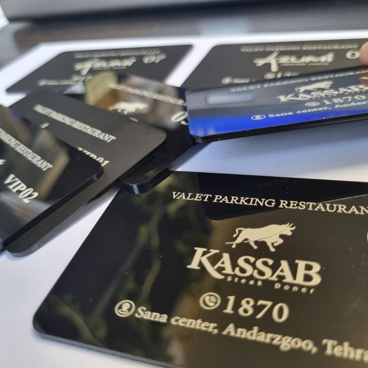 کارت پارکنیگ طلاکوب