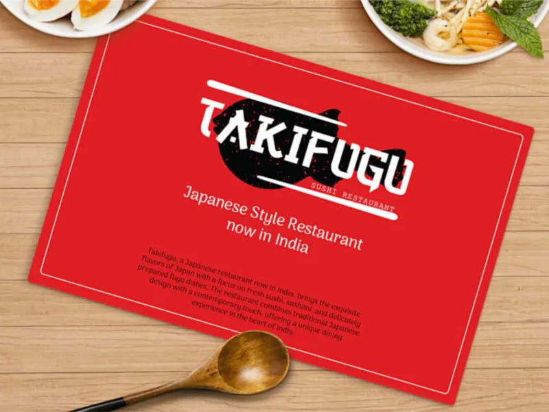 چاپ مت رستوران