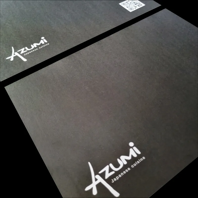 چاپ زیر دستی یک بار مصرف رستورانی