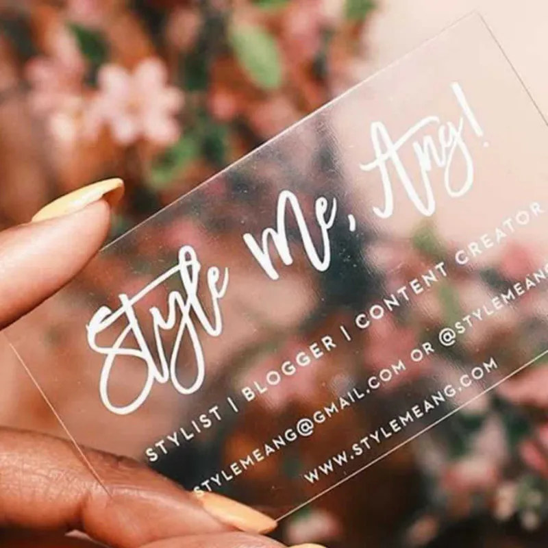 کارت ویزیت پلکسی مات