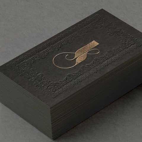 نمونه کارت ویزیت برجسته برای برندهای لوکس و شرکتی