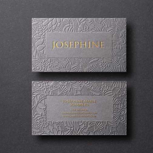 چاپ کارت ویزیت برجسته اختصاصی برای کسب‌وکارها