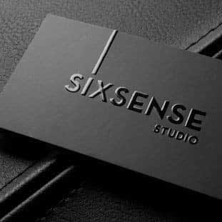 چاپ کارت ویزیت برجسته لمینت مات با لوگوی برجسته