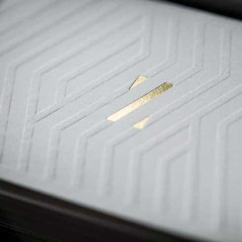 کارت ویزیت برجسته لوکس برای برندهای خاص