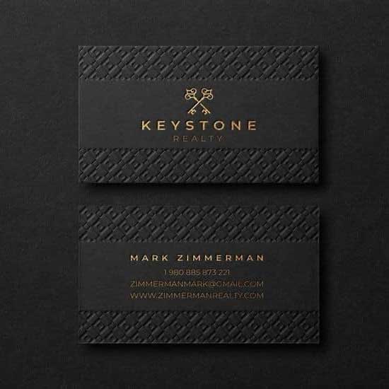 طراحی و چاپ کارت ویزیت برجسته شرکتی