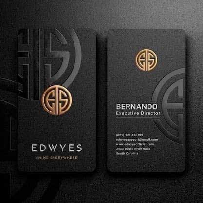 چاپ کارت ویزیت برجسته حرفه‌ای با طراحی اختصاصی