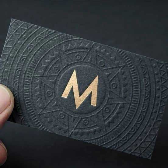 کارت ویزیت برجسته فانتزی برای مشاغل هنری