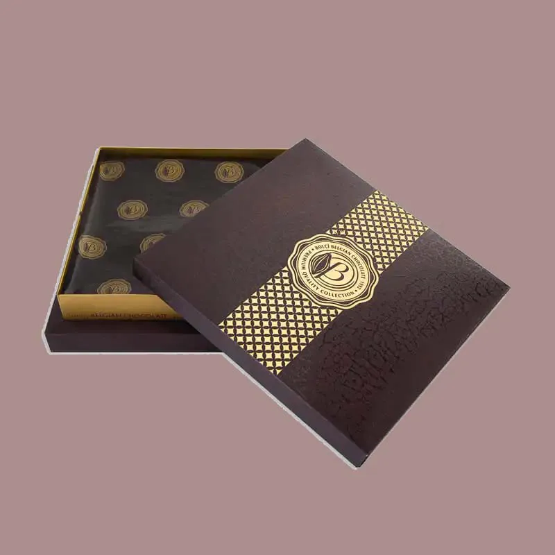 طراحی و چاپ بسته بندی شکلات دست ساز خانگی یا کارخانه ای