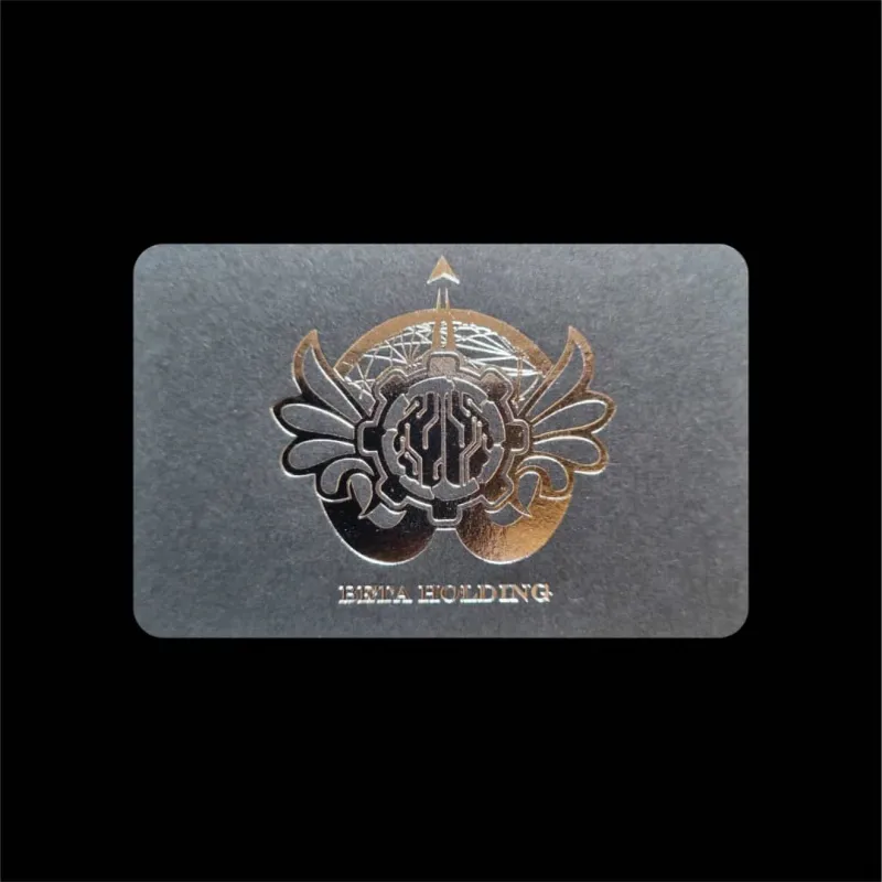 کارت ویزیت مشکی مات